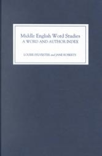 Бумажная книга «Middle English Word Studies: A Word and Author Index», автор Луиза Сильвестр - фото №1