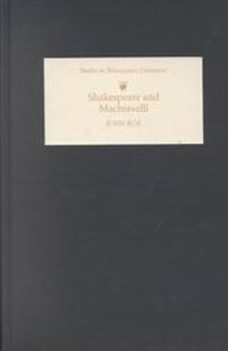 Бумажная книга «Shakespeare and Machiavelli», автор Джон Рое - фото №1