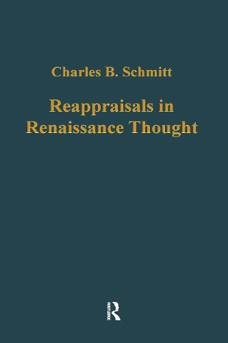 Бумажная книга «Reappraisals in Renaissance Thought», авторов Чарльз Б. Шмитт, Чарльз Вебстер - фото №1