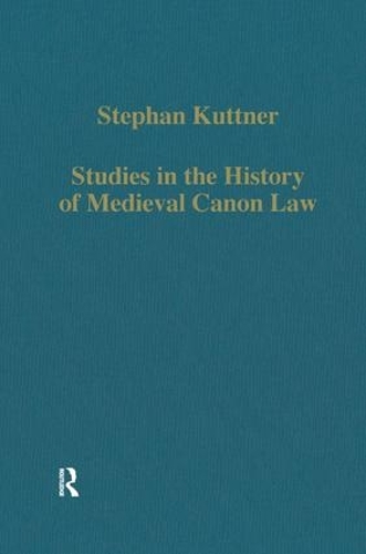 Бумажная книга «Studies in the History of Medieval Canon Law», автор Стефан Каттнер - фото №1