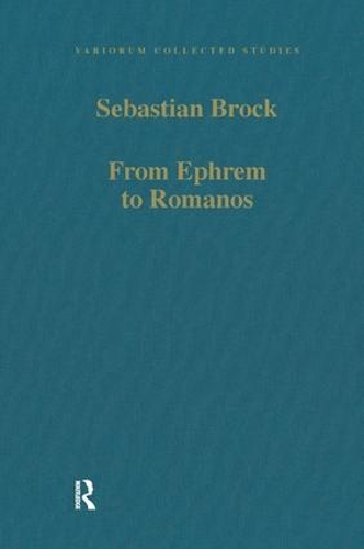 Паперова книга «From Ephrem to Romanos: Interactions between Syriac and Greek in Late Antiquity», автор Себастьян Брок - фото №1