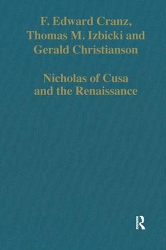 Бумажная книга «Nicholas of Cusa and the Renaissance», авторов Ф. Эдвард Кранц, Томас М. Избицки - фото №1