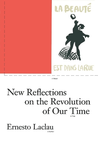 Бумажная книга «New Reflections on the Revolution of Our Time», автор Эрнесто Лаклау - фото №1