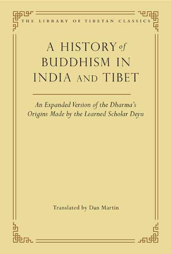 Бумажная книга «A History of Buddhism in India and Tibet: An Expanded Version of the Dharma's Origins Made by the Learned Scholar Deyu», автор Дэн Мартин - фото №1