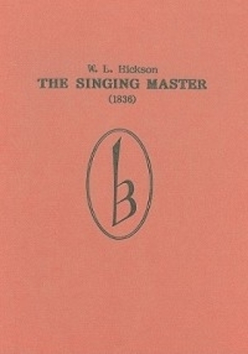 Паперова книга «The Singing Master (1836)», автор В.Е. Гіксон - фото №1