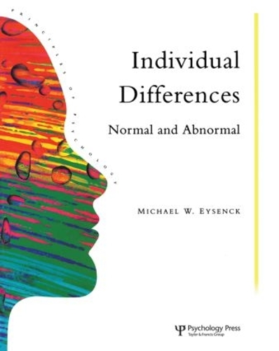 Бумажная книга «Individual Differences: Normal And Abnormal», авторов Майкл В. Айзенк, Колледж Лондонского университета - фото №1