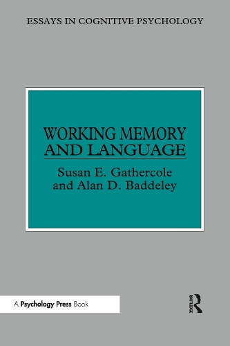 Паперова книга «Working Memory and Language», авторів Алан Д. Бадделі, Сюзан Е. Ґетеркол - фото №1