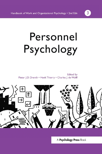 Бумажная книга «A Handbook of Work and Organizational Psychology: Volume 3: Personnel Psychology» - фото №1