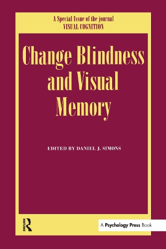 Паперова книга «Change Blindness and Visual Memory: A Special Issue of Visual Cognition» - фото №1