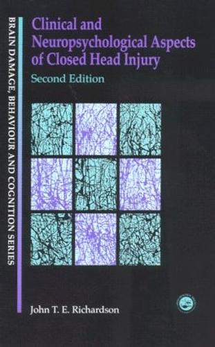Паперова книга «Clinical and Neuropsychological Aspects of Closed Head Injury», автор Дж. Річардсон - фото №1