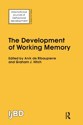 Бумажная книга «The Development of Working Memory: A Special Issue of the International Journal of Behavioural Development» - фото №1