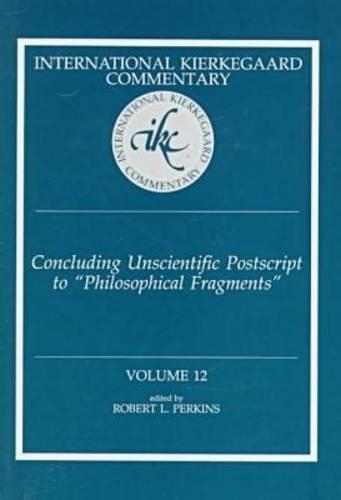Паперова книга «Concluding Unscientific Postscript to ""Philosophical Fragments», автор Роберт Л. Перкінс - фото №1