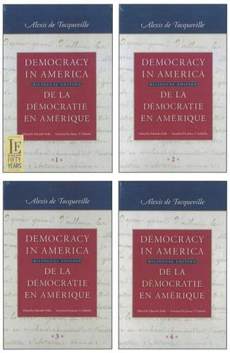 Бумажная книга «Democracy in America: 4-Volume Set: Bilingual Edition», автор Алексис де Токвиль - фото №1
