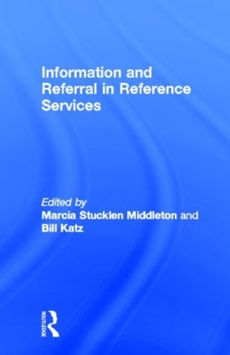 Бумажная книга «Information and Referral in Reference Services» - фото №1