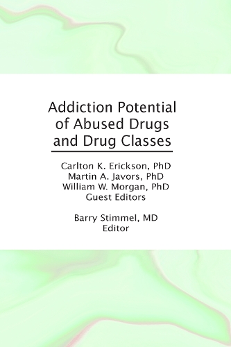 Паперова книга «Addiction Potential of Abused Drugs and Drug Classes», автор Баррі Штіммель - фото №1