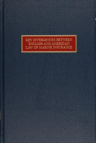 Бумажная книга «Key Divergences Between English and American Law of Marine Insurance», автор Томас Дж. Шенбаум - фото №1