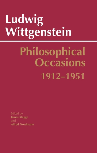 Бумажная книга «Philosophical Occasions: 1912-1951: 1912-1951», автор Людвиг Витгенштейн - фото №1