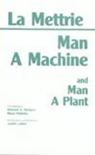 Бумажная книга «Man a Machine and Man a Plant», автор Жюльен Оффруа де Ла Меттри - фото №1