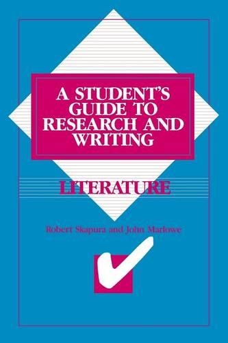 Паперова книга «Literature: A Student's Guide to Research and Writing», авторів Джон Марлоу, Роберт Скапура - фото №1