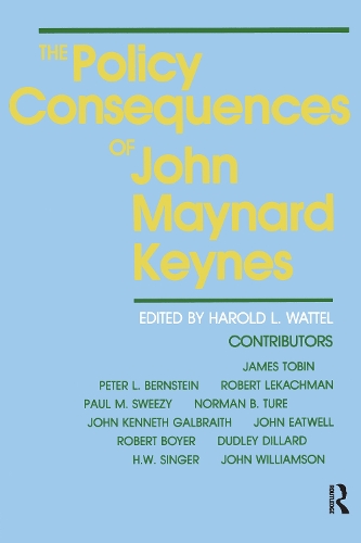 Бумажная книга «The Policy Consequences of John Maynard Keynes», авторов Гарольд Л. Уоттел, Ваттель - фото №1