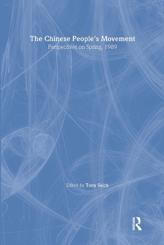 Бумажная книга «The Chinese People's Movement: Perspectives on Spring, 1989», автор Тони Сайх - фото №1