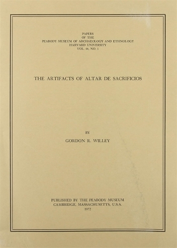 Бумажная книга «The Artifacts of Altar de Sacrificios», автор Гордон Р. Уиллей - фото №1