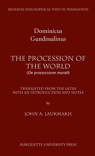 Бумажная книга «The  Procession of the World», автор Доминик Гундиссалинус - фото №1