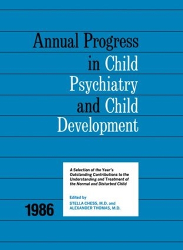 Бумажная книга «1986 Annual Progress In Child Psychiatry» - фото №1