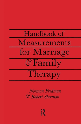 Бумажная книга «Handbook Of Measurements For Marriage And Family Therapy», авторов Норман Фредман, Роберт Шерман - фото №1
