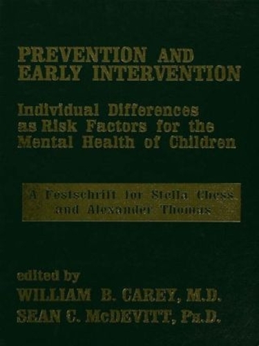 Бумажная книга «Prevention And Early Intervention», авторов Шон К. Макдевит, Уильям Б. Кери - фото №1