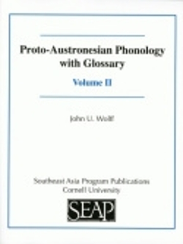Бумажная книга «Proto-Austronesian Phonology with Glossary», автор Джон У. Вулф - фото №1