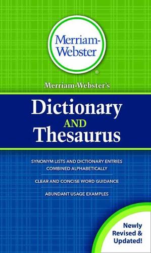 Паперова книга «MerriamWebster's Dictionary and Thesaurus» - фото №1
