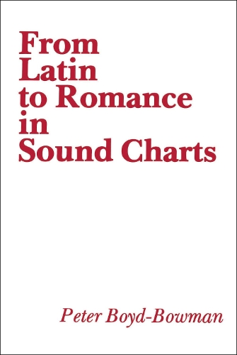 Бумажная книга «From Latin to Romance in Sound Charts», автор Питер Бойд-Боумен - фото №1