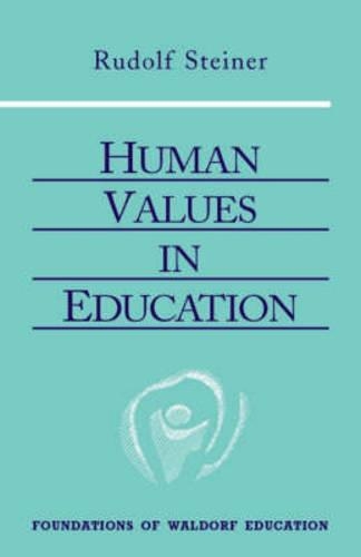 Паперова книга «Human Values in Education», автор Рудольф Штайнер - фото №1