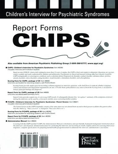 Бумажная книга «Report Forms for ChIPS», авторов Элизабет Б. Веллер, Мариджо Тир Руни, Мэри А. Фристад, Рональд А. Веллер - фото №1
