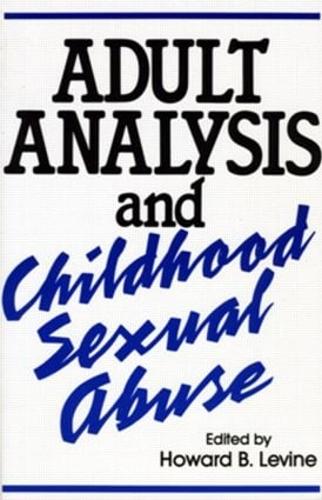 Паперова книга «Adult Analysis and Childhood Sexual Abuse» - фото №1