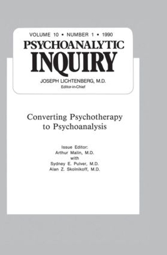 Бумажная книга «Converting Psychoanalysis: Psychoanalytic Inquiry, 10.1» - фото №1