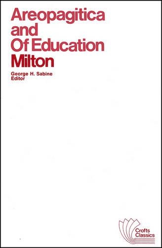 Бумажная книга «Areopagitica and Of Education: With Autobiographical Passages from Other Prose Works», автор Джон Милтон - фото №1