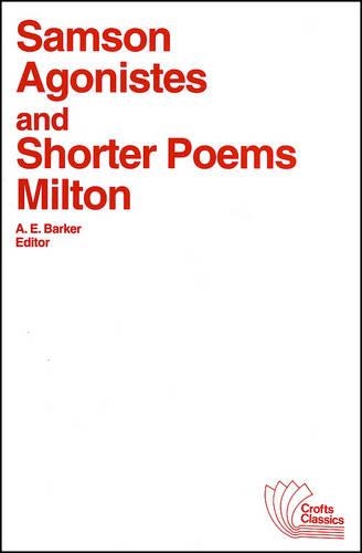 Паперова книга «Samson Agonistes and Shorter Poems», автор Джон Мілтон - фото №1