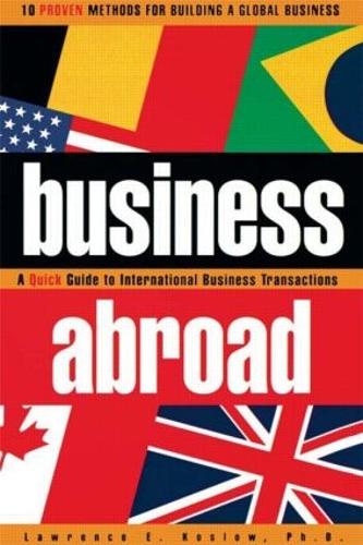 Паперова книга «Business Abroad», автор Лоуренс Е. Кослоу - фото №1