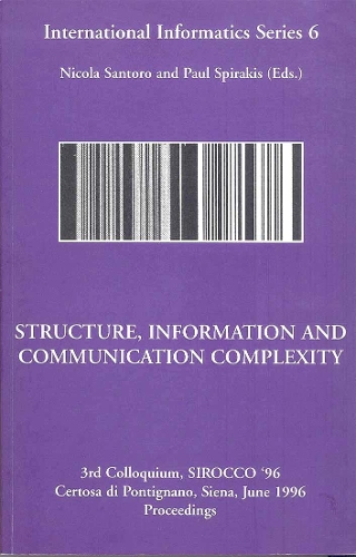 [object Object] «Structure, Information and Communication Complexity, IIS 6», авторов Никола Санторо, Пол Спиракис - фото №1