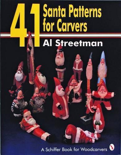 Бумажная книга «41 Santa Patterns for Woodcarvers», автор Эл Стритман - фото №1