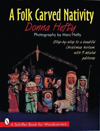 Паперова книга «A Folk Carved Nativity», автор Донна Хефті - фото №1