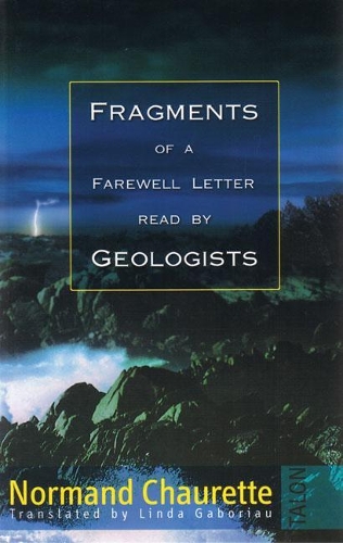 Паперова книга «Fragments of a Farewell Letter Read by Geologists», автор Норман Шоретт - фото №1