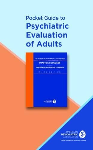 Паперова книга «Pocket Guide to Psychiatric Evaluation of Adults», автор Американська психіатрична асоціація - фото №1