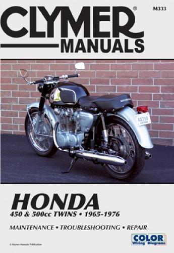 Паперова книга «Honda CB/CL450 & CB500T Motorcycle (1965-1976) Service Repair Manual», автор Haynes Publishing - фото №1