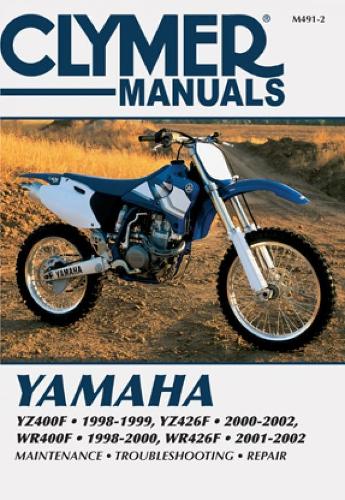 Бумажная книга «Yamaha YZ400F, YZ426F, WR400F & WR426F Motorcycle (1998-2002) Service Repair Manual», автор Haynes Publishing - фото №1