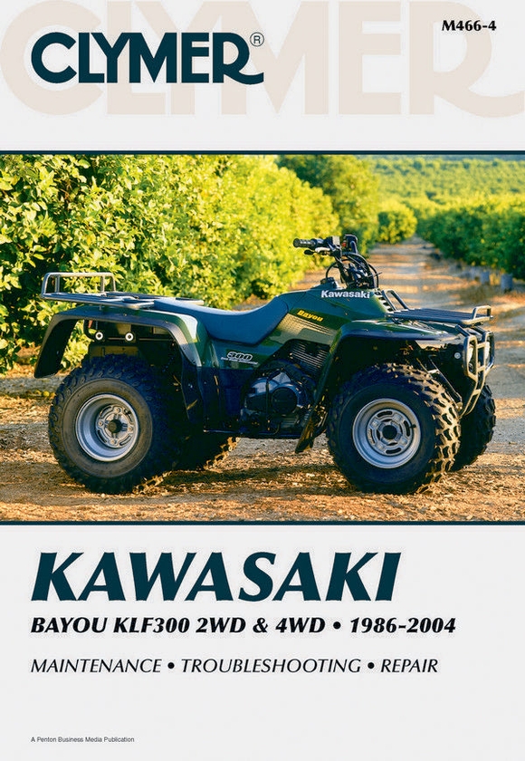 Бумажная книга «Kawasaki Bayou KLF300 2WD (1986-2004) & 4WD (1989-2004) Service Repair Manual», автор Haynes Publishing - фото №1