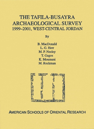 Бумажная книга «The Tafila-Busayra Archaeological Survey 1999-2001, West-central Jordan», автор Бертон Макдональд - фото №1