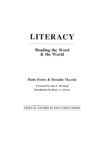 Бумажная книга «Literacy: Reading the Word and the World», автор Дональдо Маседо - фото №1